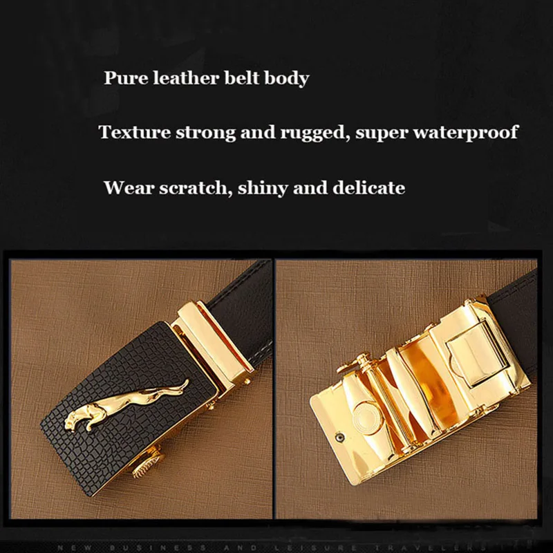 Automatic buckle men's belt fashion Luxury belts for men genuine leather Belts designer Belt cowskin high quality YS113 | Аксессуары