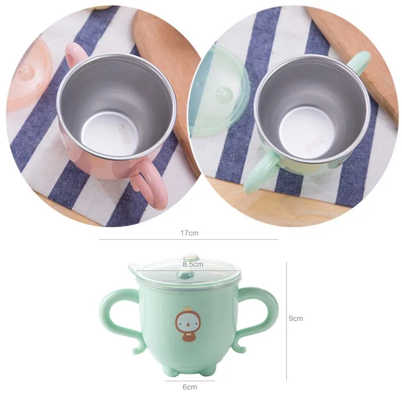 Большие чашки с ушками Детская Бутылочка защитой от капель для воды конфетных