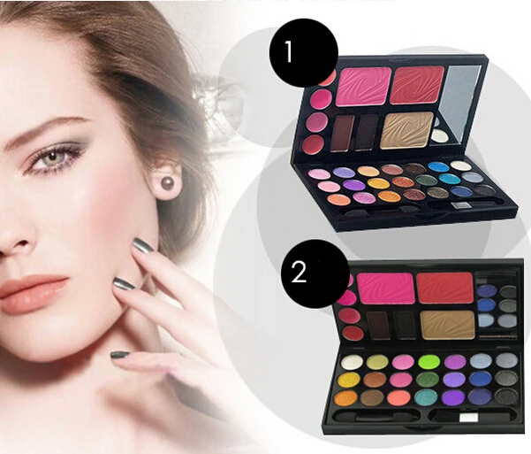 

Professional 30Colors Makeup Set with Brush Naked Pincel Maquiagem Portable Cosmetics 2 Modles for Choose