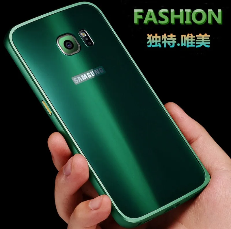 S6 / + плюс роскошный двойной гибридный металл алюминиевая рама акриловая задняя