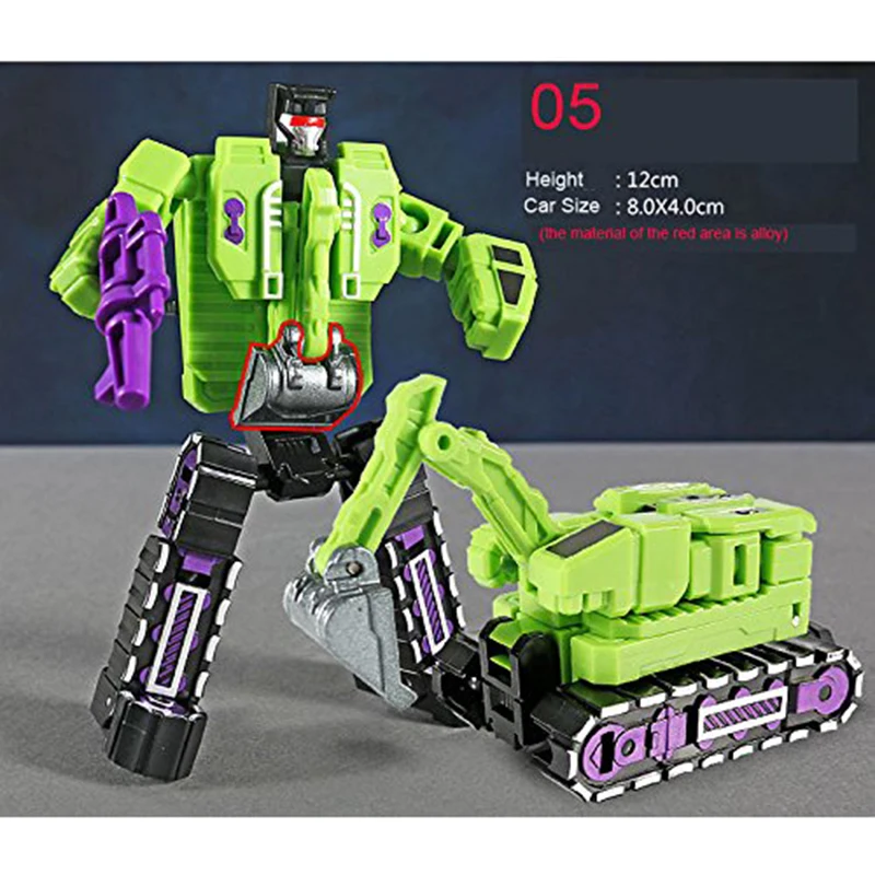 WJ трансформация GT Engineering Devastator Combiner 6в1 металлические игрушки из сплава фигурка автомобиля грузовик модель подарок для детей мальчик