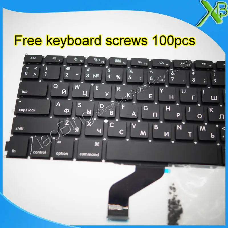 Совершенно новая клавиатура с русской раскладкой для MacBook Pro Retina 13 3 дюйма A1425 +