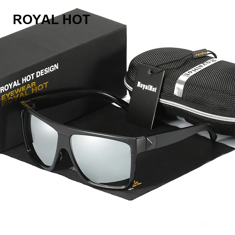 Royalhot Большая квадратная Удобная Рама uv400 Солнцезащитные очки для мужчин и