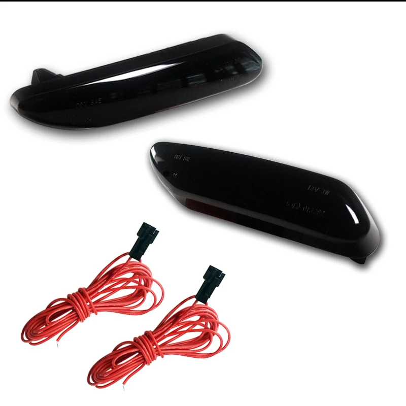 IJDM Копченый Объектив Янтарный/белый Switchback светодиодный боковые маркеры для MINI Cooper R60 R61 поворотник/парковка DRL/боковой маркер