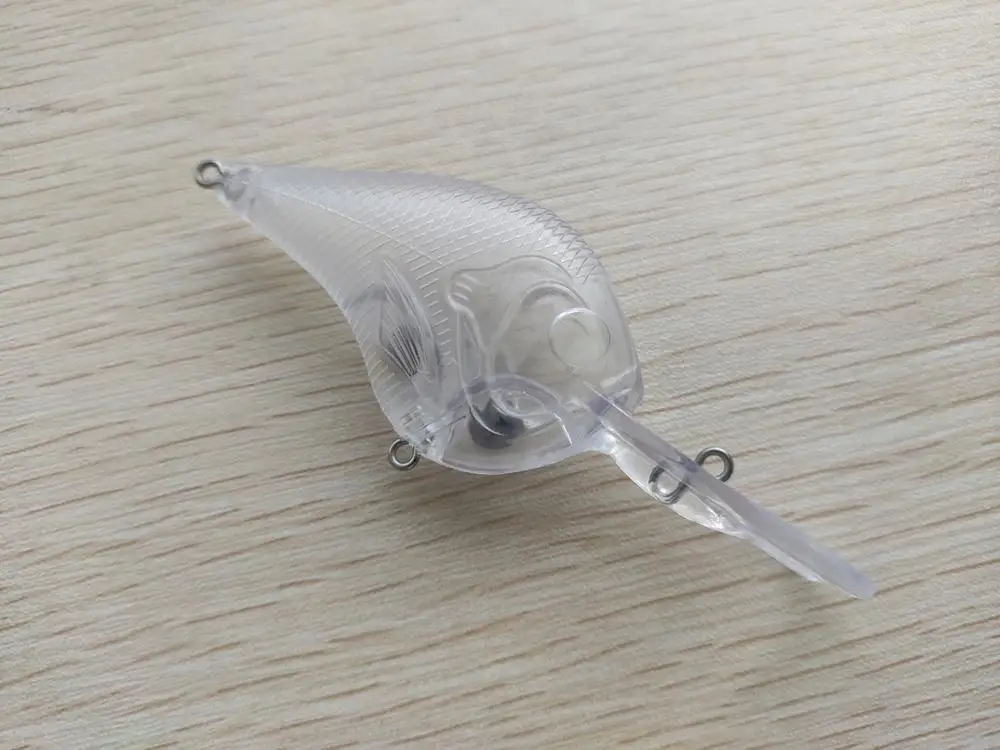 10 шт. Неокрашенная рыболовная приманка тело кренкбейт жесткие приманки Воблер