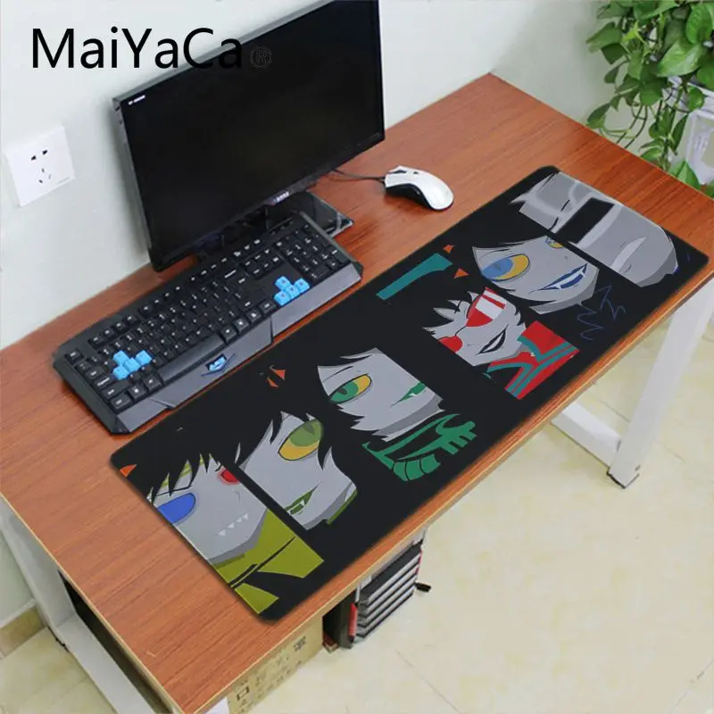 Maiyaca homestuck прочный резиновый коврик для мыши игровой xxl скоростная клавиатура