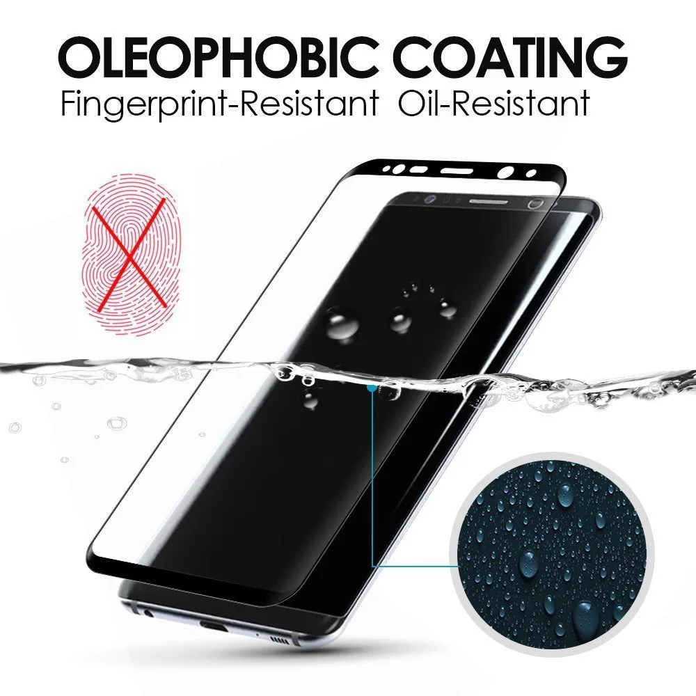 GerTong 9H полное покрытие изогнутое закаленное стекло для Samsung Galaxy S7 Edge S9 S8 Plus Note 8