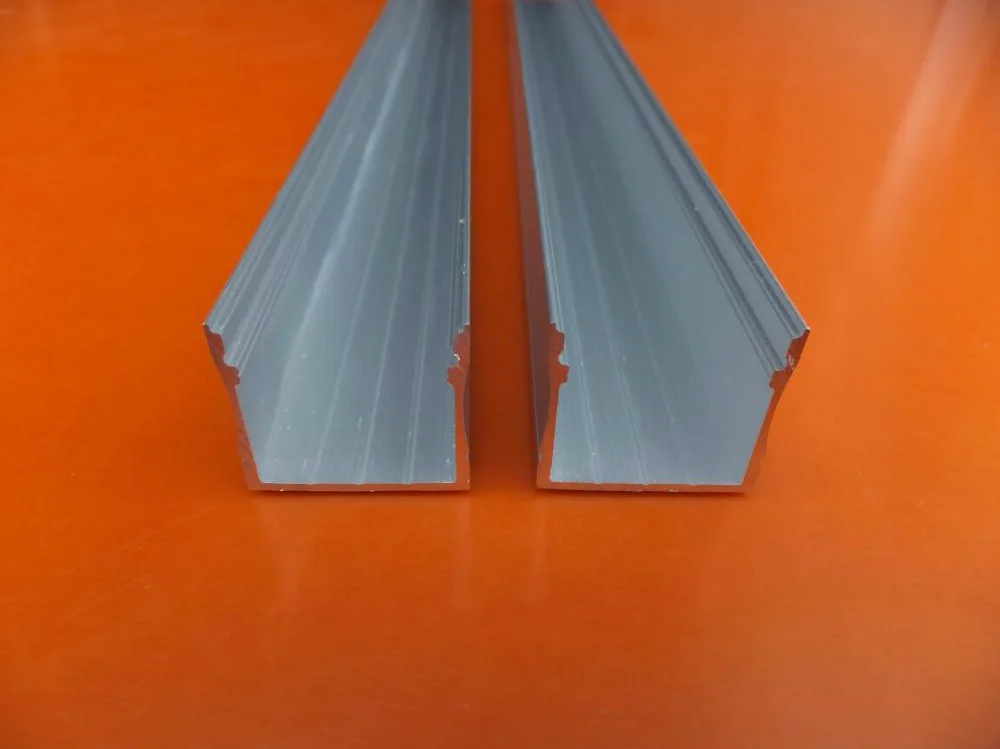 

Free Shipping 2m/pcs 36m/lot hot selling aluminum channel with metal clips and clips and milky or clear cover