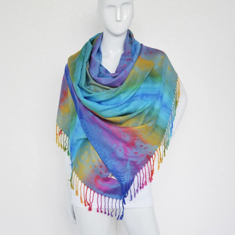 [FAITHINK] Новый Модный женский цветной дизайнерский зимний теплый шарф шаль