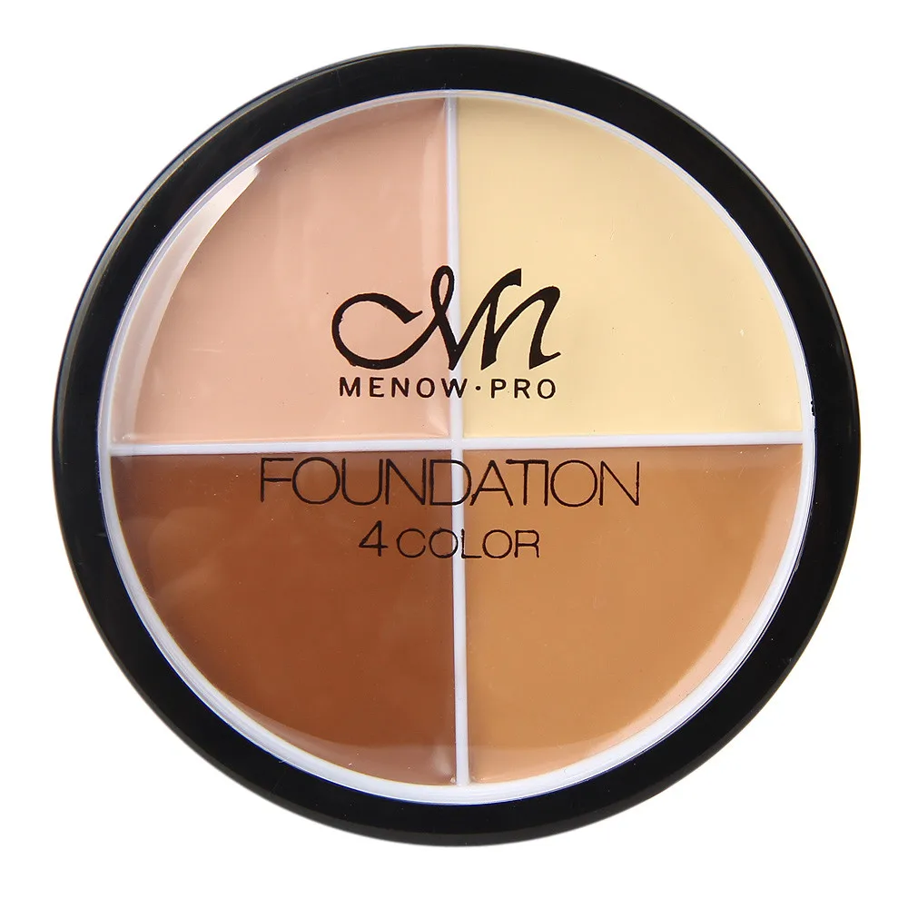 4 вида цветов пудра для лица крем contour Pro макияж консилер Палетка камуфляж