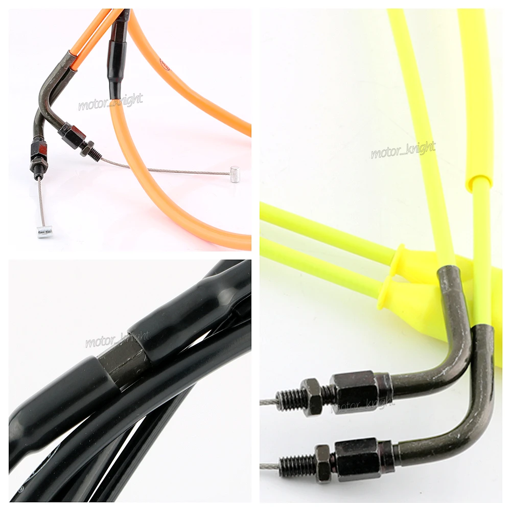 

stainless Clutch Cable Steel Wire Throttle Stainless Rubber Throttle Cable For YAMAHA MT09 FZ09 MT-09 FZ-09 2014 2015 2016