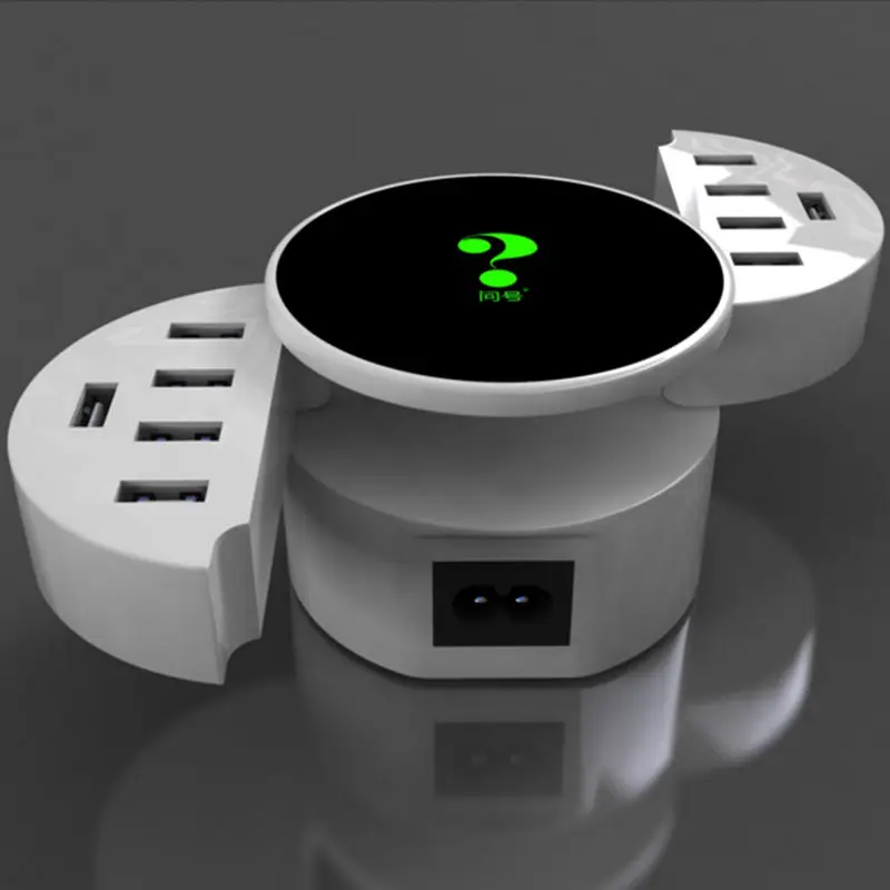 HKHUIBANG зарядное устройство с 10 usb портами складная адаптерштепсельная вилка