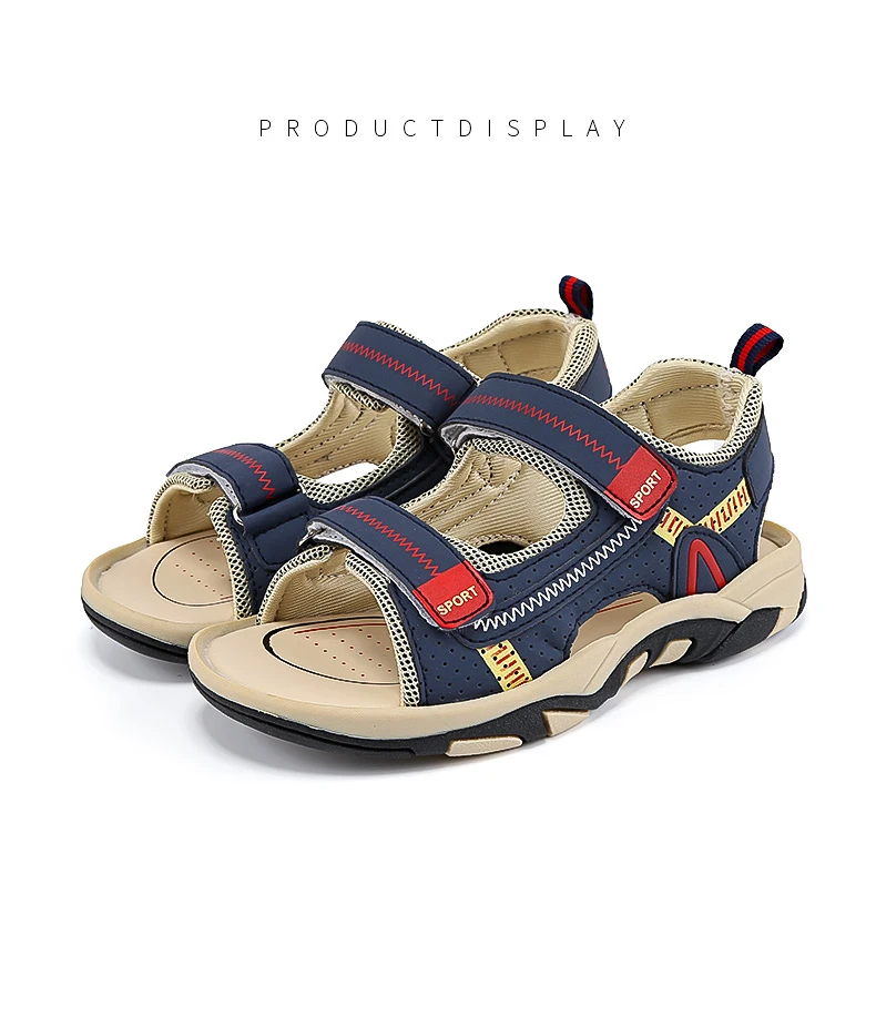 Детские сандалии для мальчиков; летние Волшебные сандалии; Chaussure Enfant Kinder Schuhe; Детские пляжные повседневные спортивные сандалии для мальчиков и девочек