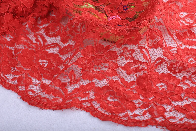 

3yards cotton lace material corded scalloped lace fabric for lady dresses wedding dress bridal gown lace