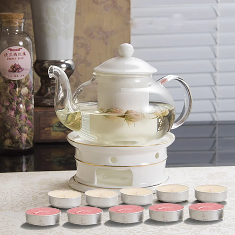 Teapot No candle Модные чайные чашки и блюдца, вечерние фарфоровые кофейные чашки из костяного фарфора, кофейные чашки Эспрессо, тазас де кафе, чайные чашки, чайный горшок для домашнего питья, 200 мл - Цвет: Teapot No candle