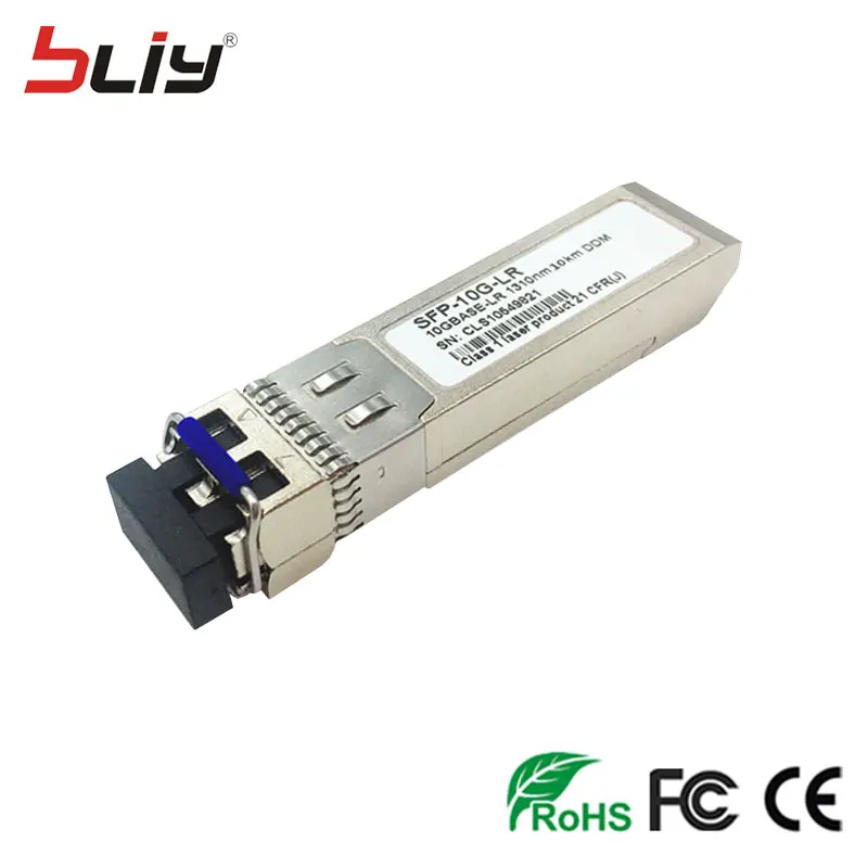 

Bliy 10G SFP fiber module 20KM dual fiber single mode sfp module fiber optical sfp transceiver ethernet switch mikrotik ftth