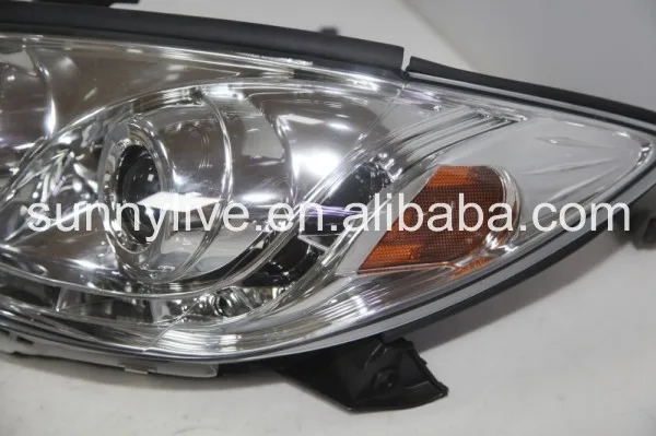 Для Camry V30 2001-2006 светодиодный хромированный корпус фары