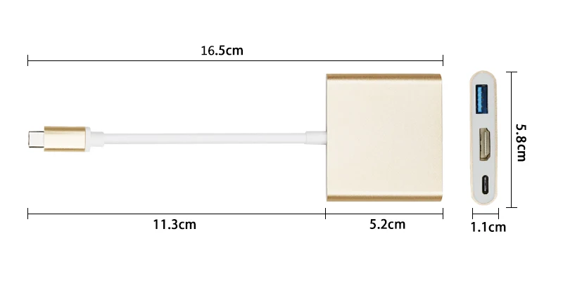 HDMI Type C адаптер док станция HD передача для переключателя USB ТВ конвертер ноутбука