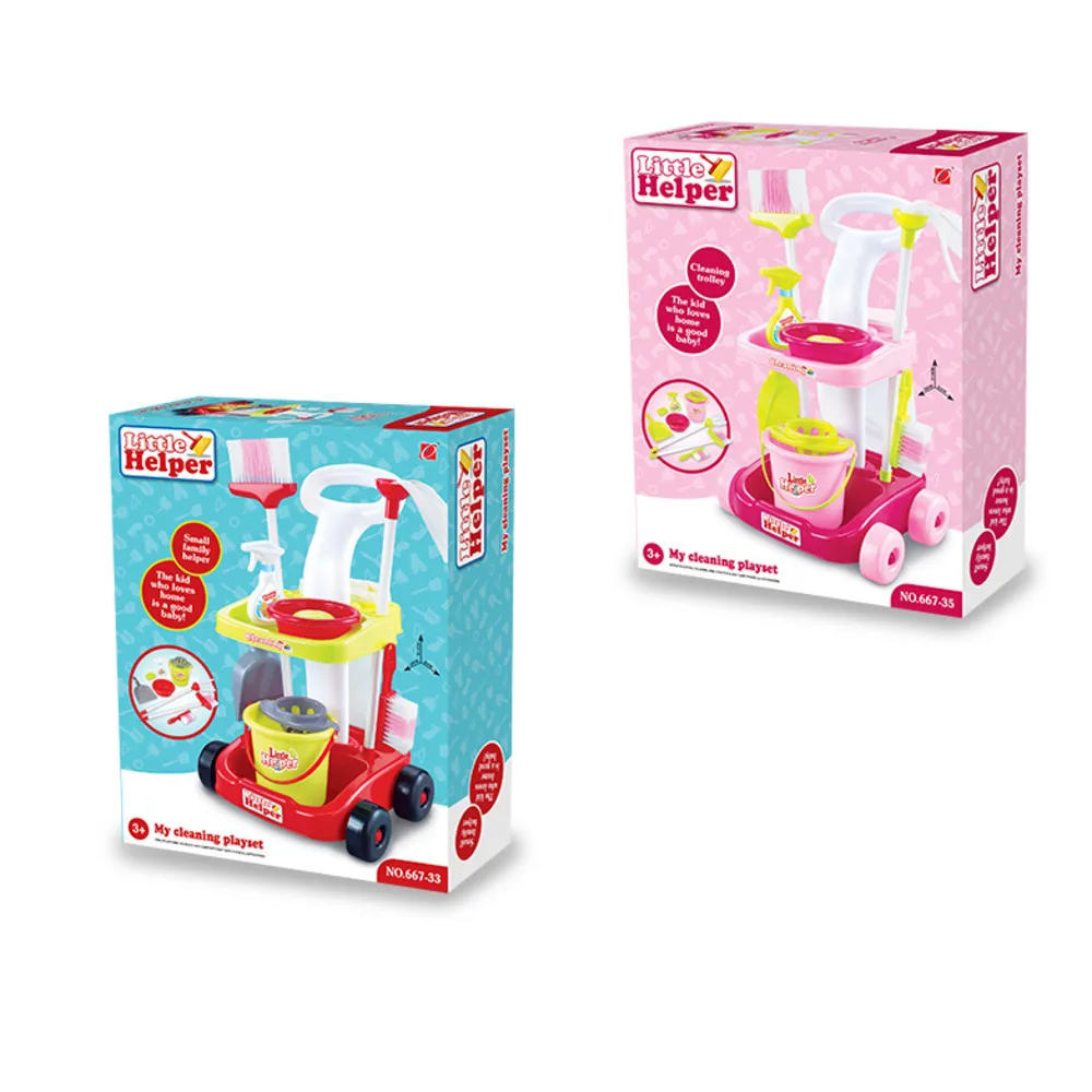 Simulation Children Clean Toys Cleaning Sweep The Floor Bucket Mop Girl Tool Baby House Suit | Дом и сад