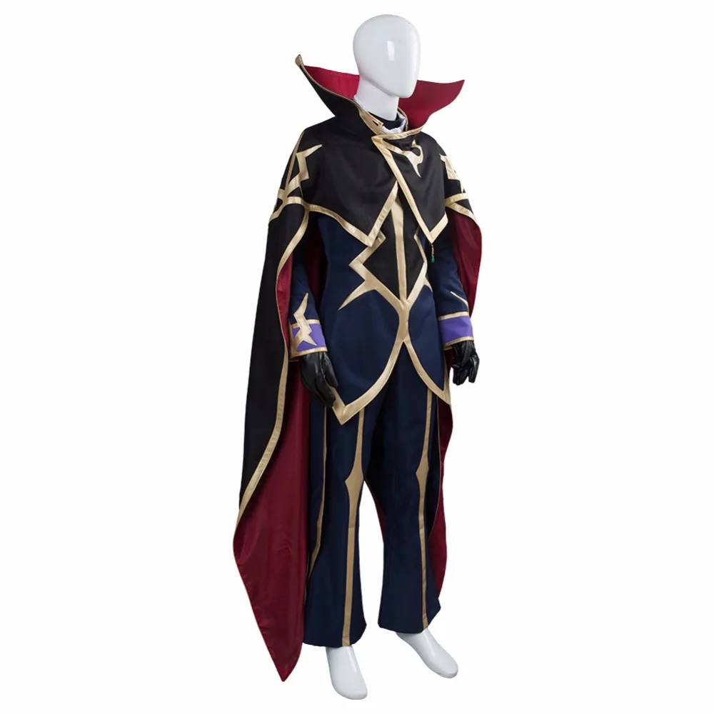 Код Гиасс Косплей Костюм Lelouch of the Resurrection Zero Косплей Костюм Униформа костюм Взрослый Хэллоуин Карнавальный Костюм
