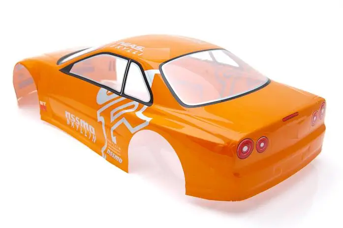 Оранжевые детали для радиоуправляемого автомобиля 1/10 ПВХ Окрашенный корпус 1:10 190