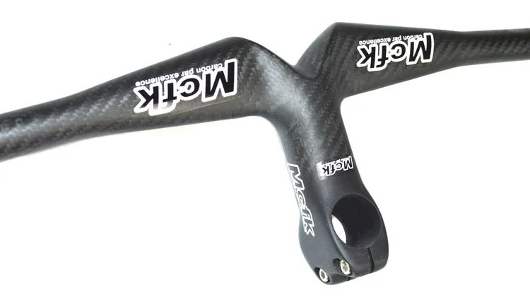 MCFK 3K углеродный руль MTB велосипед Интегрированный с стержнем 620/640/660/680/ 700 мм * 70/80/