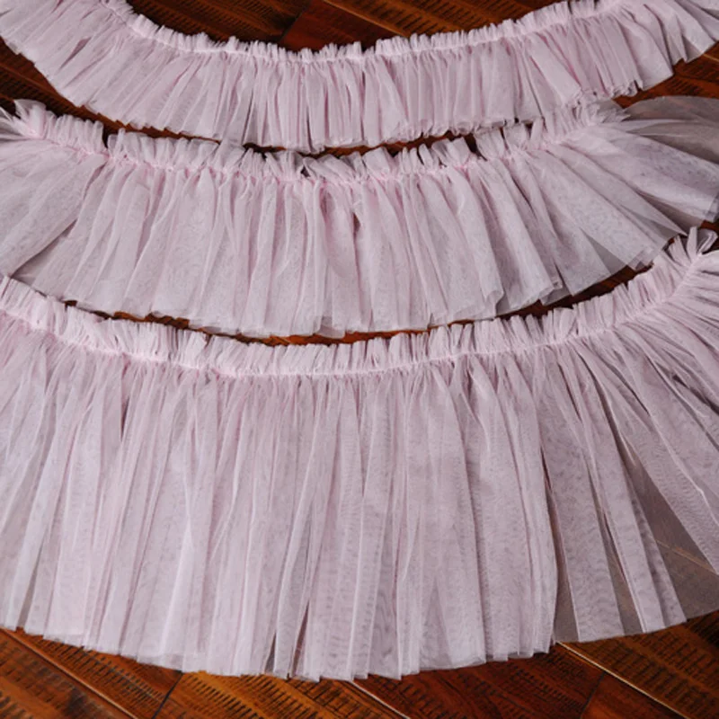 Кружевная юбка-пачка с оборками, 5 ярдов, 12 см