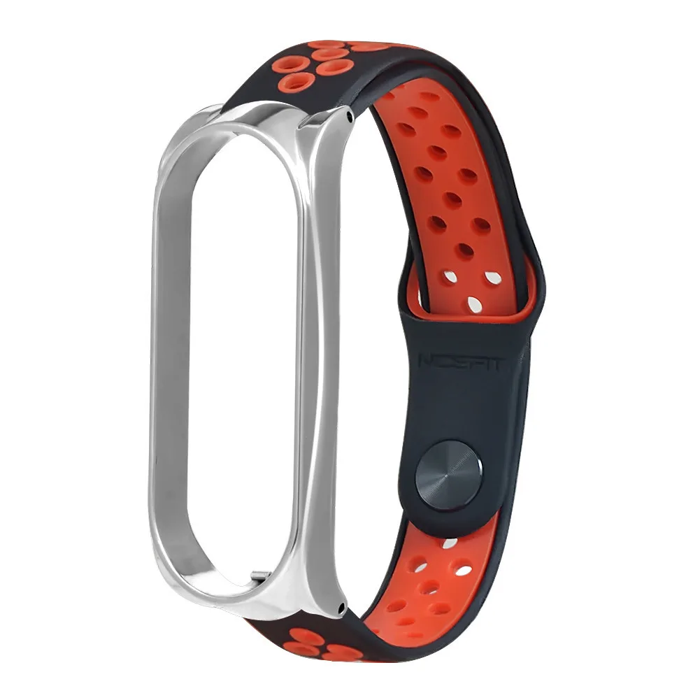 Силиконовый браслет HONHX для Xiaomi Mi Band сменный ремешок вентиляция Спортивные