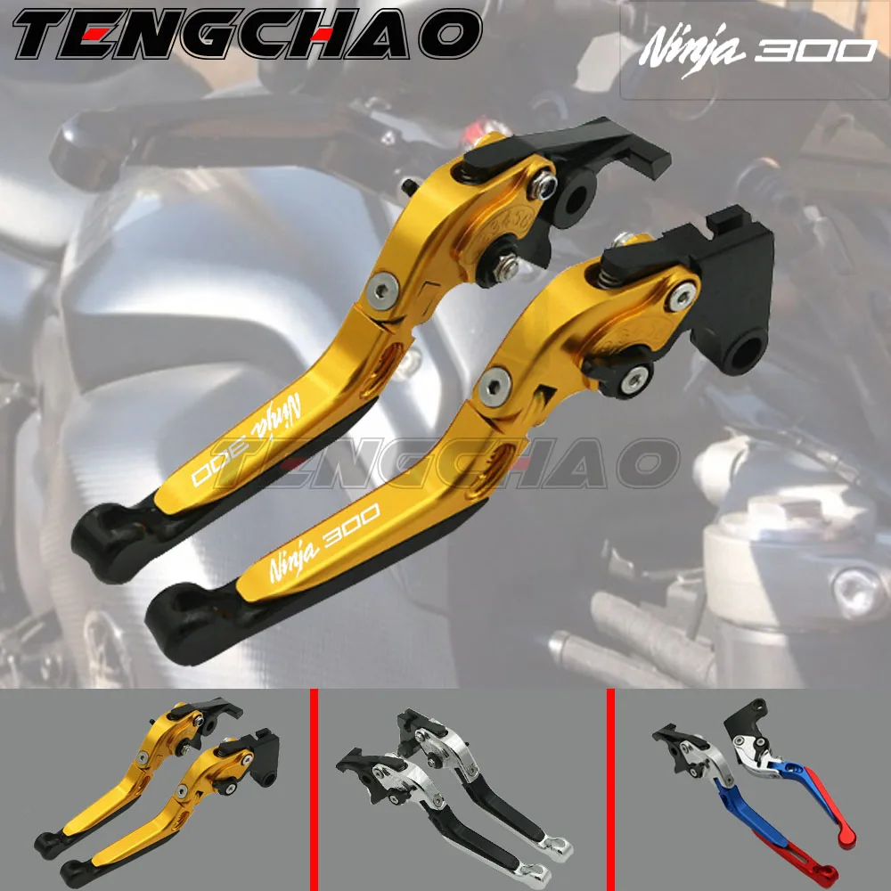 RiderJacky CNC короткий регулируемый тормозной рычаг сцепления для Kawasaki NINJA 300R Ninja300 Ninja