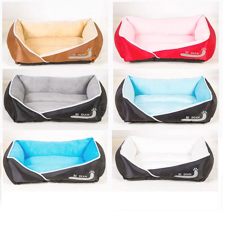 Оксфордская мягкая кровать для собак Водонепроницаемый моющийся коврик