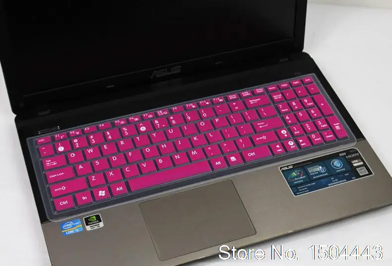 15,6 ''чехол для клавиатуры ноутбука для Asus x552m X552mj x552L x552E x552 x552cl x550v x550c x550l x550jx x556u x556ur - Цвет: rose