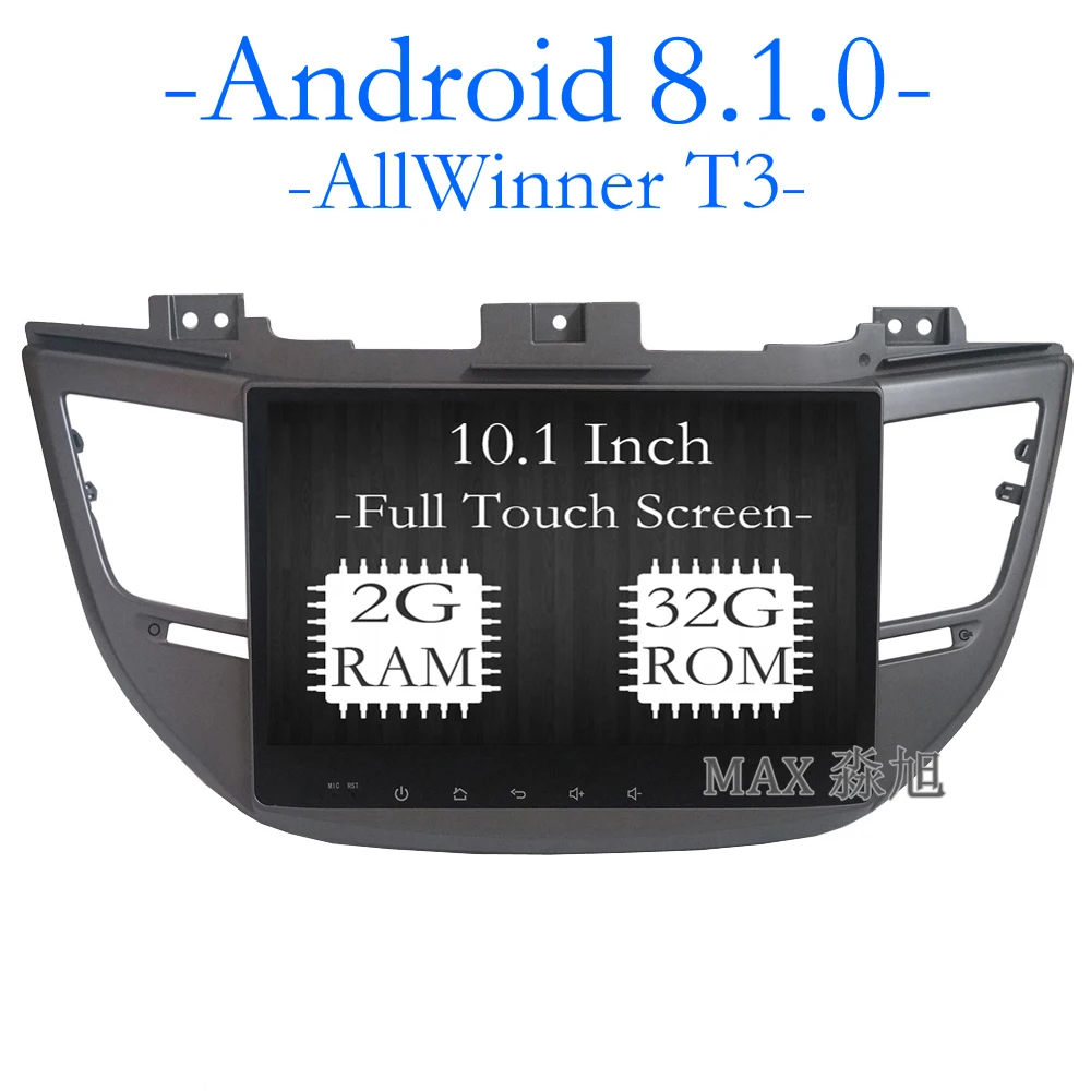 Макс Android 8.1.0 Автомобильный DVD плеер для Hyundai Tucson 2015 2016 2017 GPS навигационная система