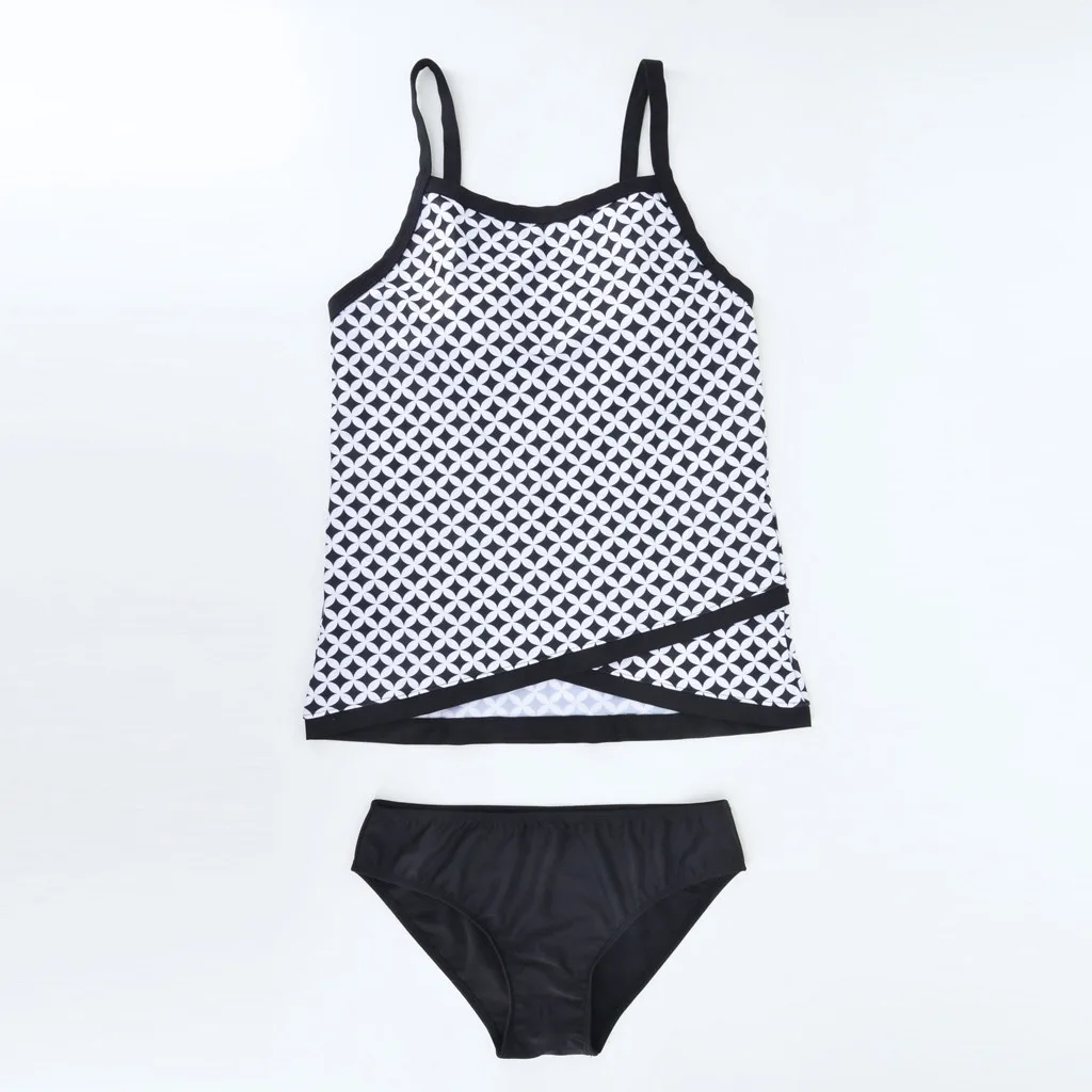 SAGACE клетчатая юбка с принтом на бретельках бикини два предмета подкладкой модная