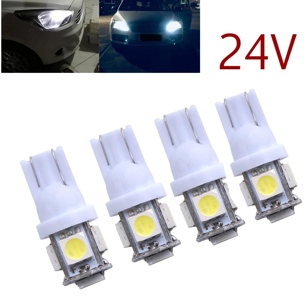 YSY 4 шт. T10 светодиодный W5W 5050 5SMD 192 168 194 белый светильник s автомобильный клиновая
