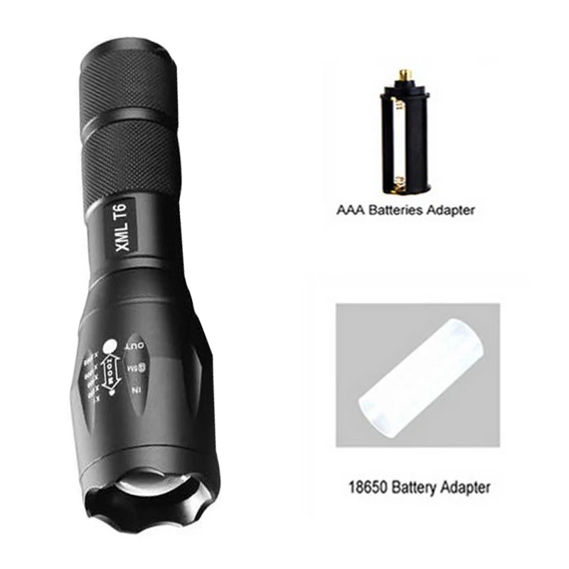 BlackmambaCREE XM L T6 светодиодный вспышка светильник фонарь лампа Масштабируемые 5
