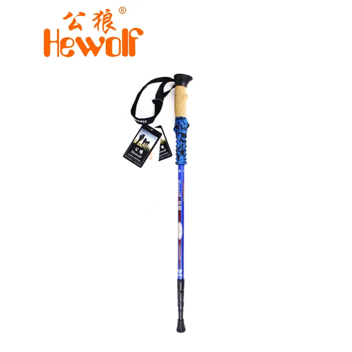 Палка Hewolf alpenstock 7075 алюминиевая складная палка телескопическая трость прямая