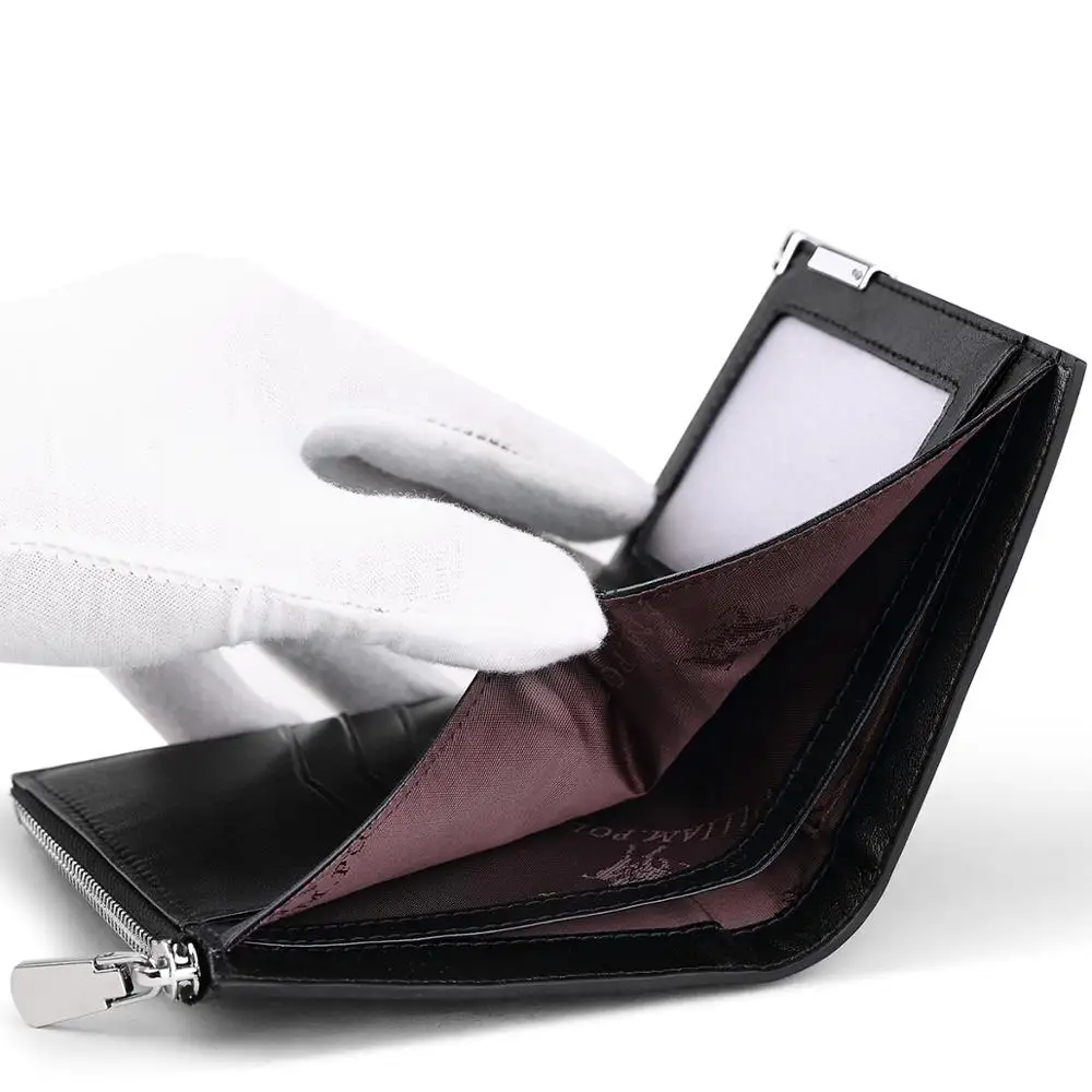 Бумажник мужской из натуральной кожи с отделением для карт и монет | Багаж сумки