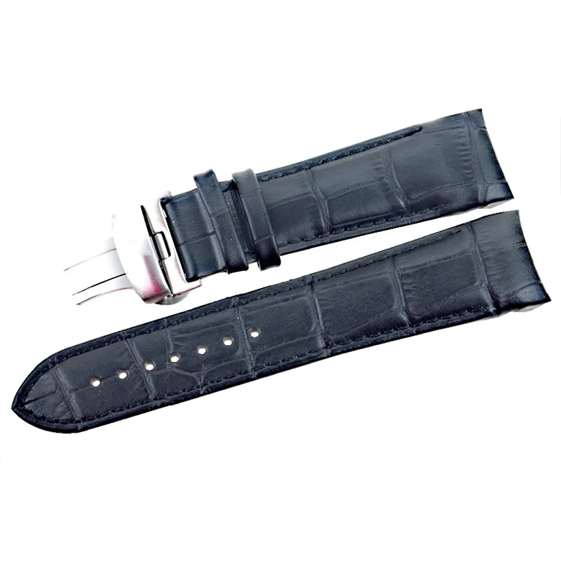 Мужские Ремешки для наручных часов ISUNZUN для Tissot T035 1853, ремешок для наручных часов из натуральной кожи T035627A, брендовые Ремешки для наручных часов 22 мм, мужские Ремешки для наручных часов