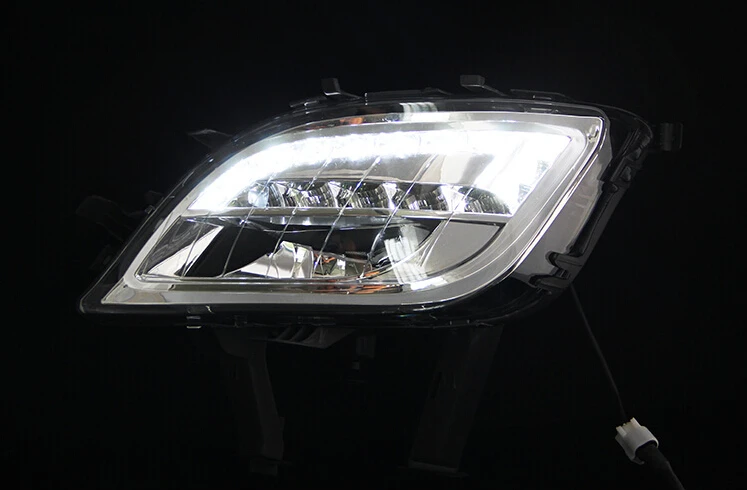 СВЕТОДИОДНЫЙ DRL Противотуманные фары светильник с желтой Включите свет функция