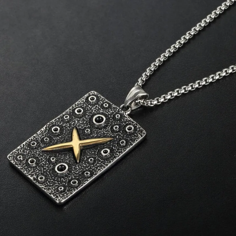 EDC инструмент из нержавеющей стали паровозик Метеор Мужская подвеска титановая