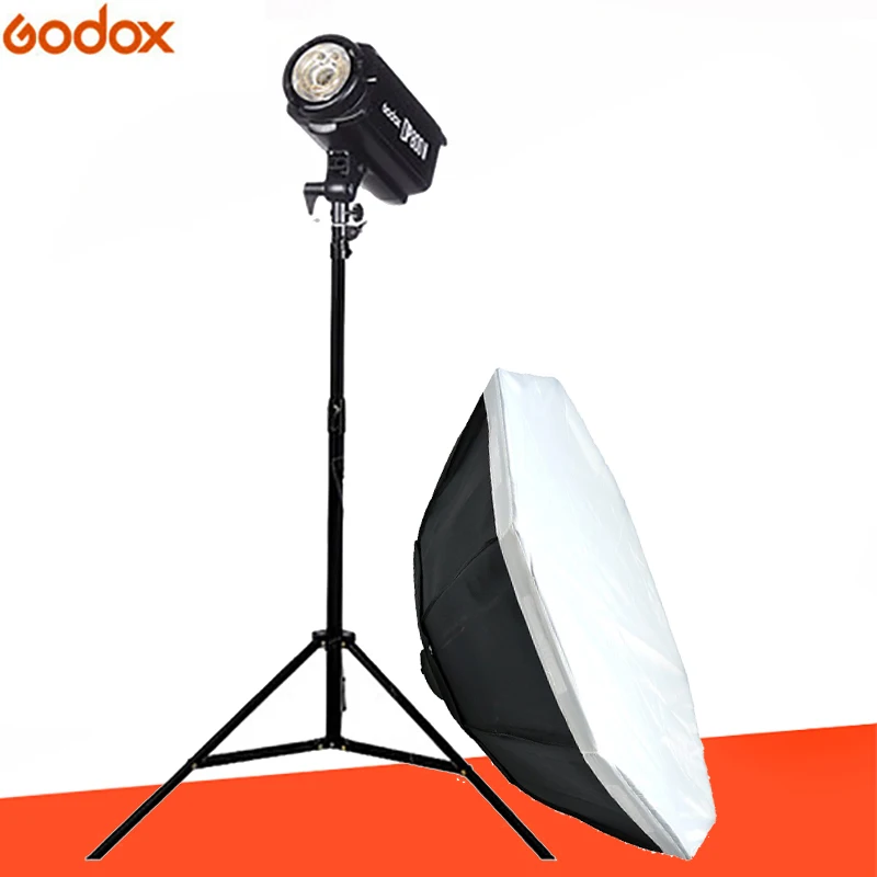 Фотовспышка Godox DP600 II 600Ws для фотостудии крепление Bowens BW 95 см/37 4 дюйма софтбокс 1 9 м