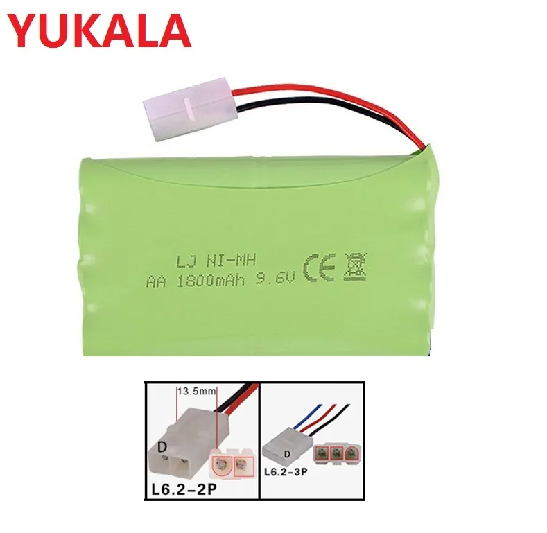 9 6 V 1800MAH/9 MAH Ni MH AA батарея с разъемом Tamiya для RC Truck/RC car/ boat/ tank|Детали и аксессуары| |
