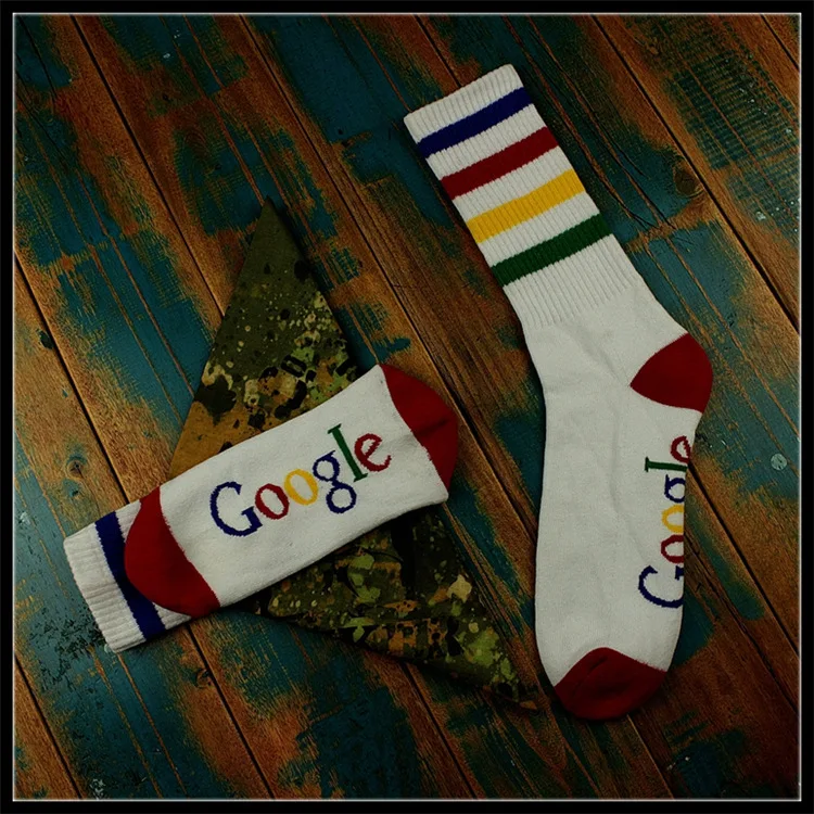 Классные длинные носки мужские хлопчатобумажные баскетбольные tie skate board