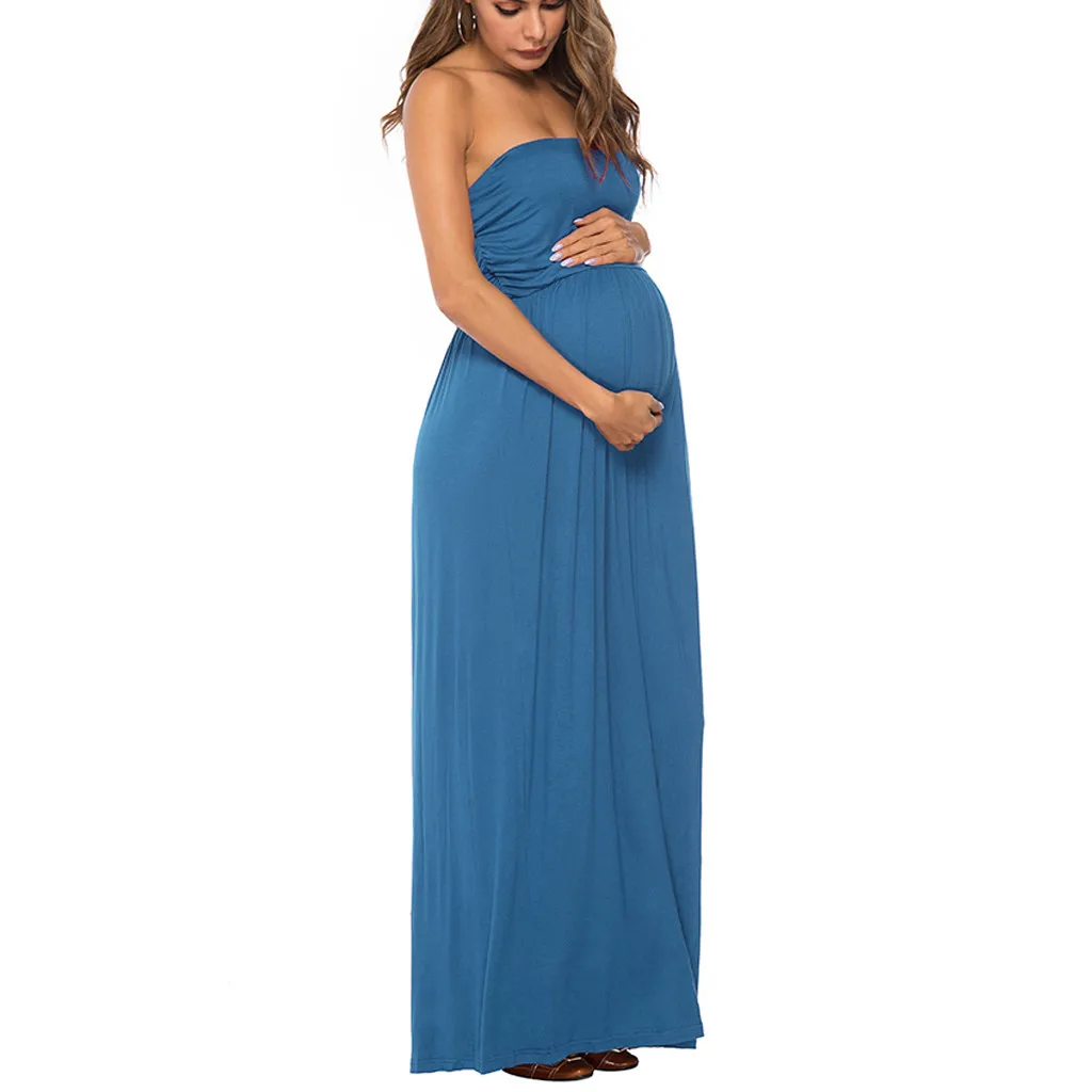 Женское длинное платье без рукавов SAGACE летнее сексуальное для беременных
