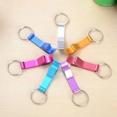 2018 New Fashion Hot Popular Mini Bottle Opener Aluminum Key Ring Chain Keyring Keychain Beer Tool 65mmx12mm | Дом и сад