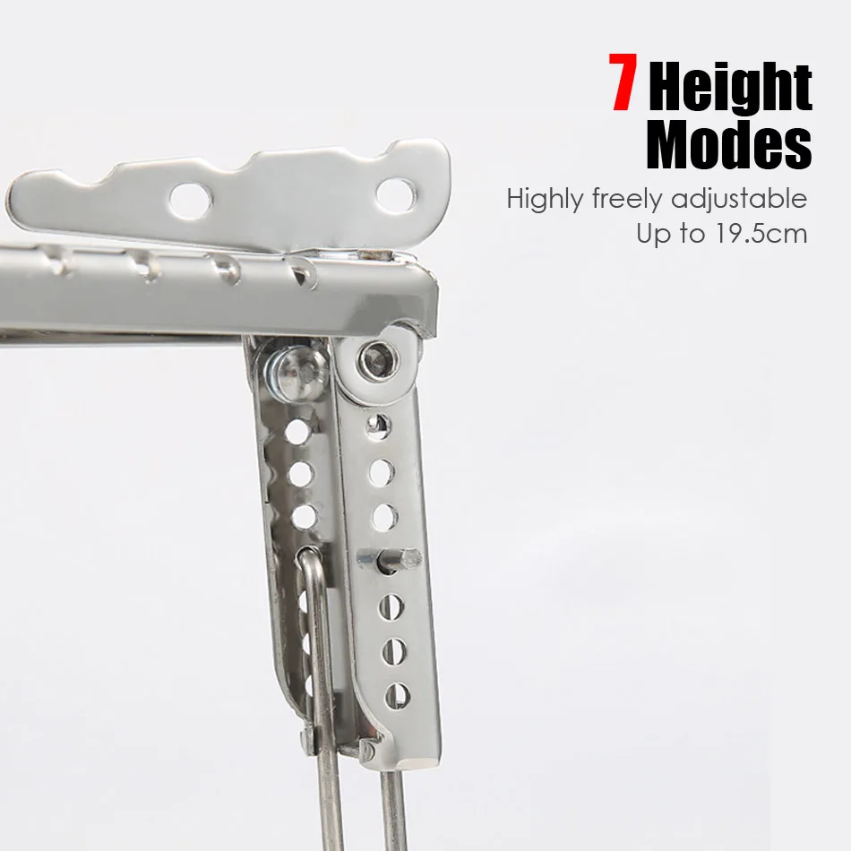 7 режимов Кемпинг Газовая плита Штатив Открытый портативный складной стенд из