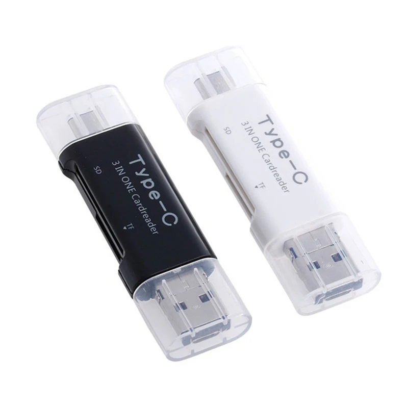 Type C и Micro USB и USB 3 в 1 устройство для чтения карт SD TF Универсальный OTG адаптер передачи данных Android телефоны компьютерные удлинители