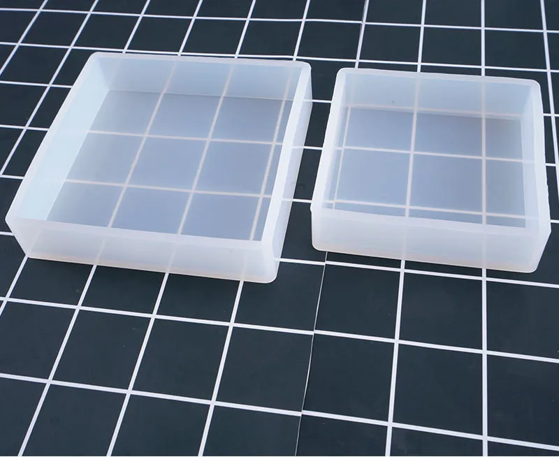 1 шт. Прямоугольник прозрачный силиконовые формы для изготовления ювелирных