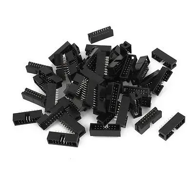 2 54 мм Шаг IDC шлейф DC3 16P двухрядные 16 контактов разъем JTAG 50 шт.|connector 2.54mm|connector