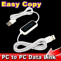easy using for usb pc to pc online share sync link net direct data file transfer bridge led cable easy copy between 2 computer